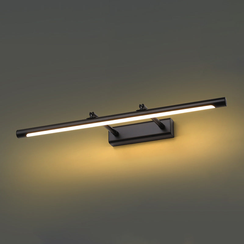Streamlined Metal Wall Mounted Vanity Lights Modern Vanity Lighting Fixtures for Bathroom
