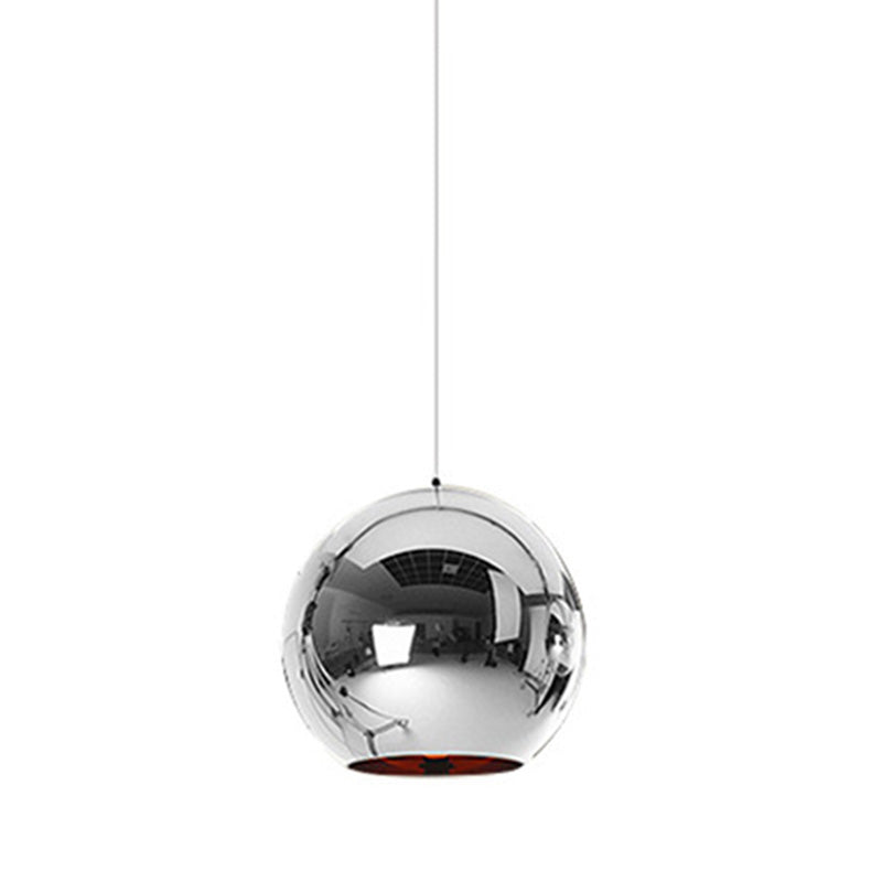 1 pendentif en verre léger Lalges de plafond moderne suspension de suspension sphérique moderne pour salle à manger