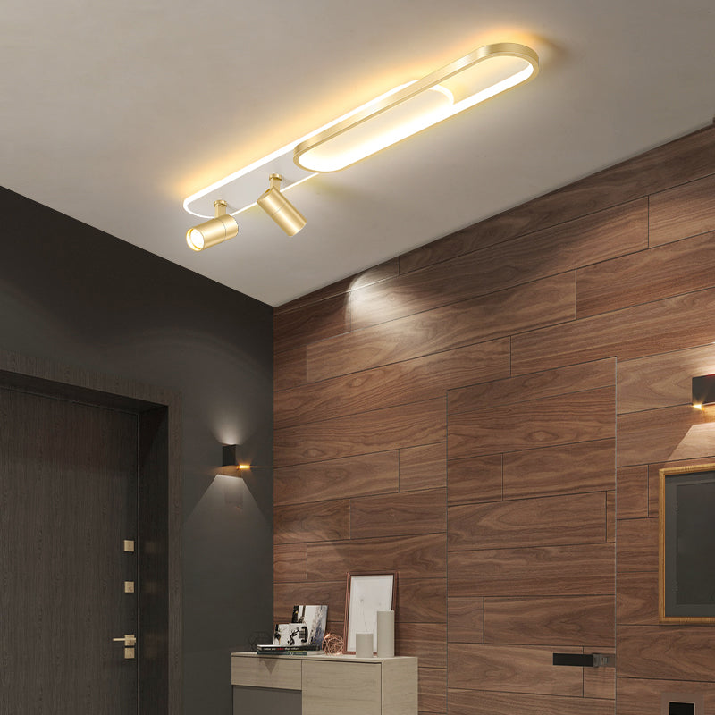 Ultra-dunne Lineaire Flush Mount Metal LED New Modern Flush Ceiling Light voor de Hallway