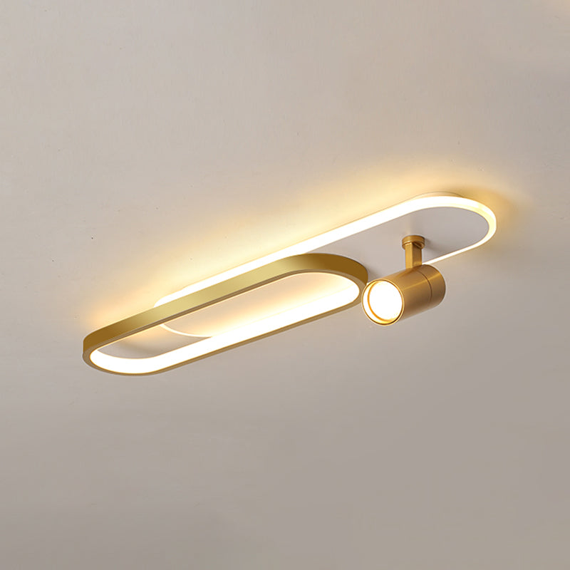 Ultra-dunne Lineaire Flush Mount Metal LED New Modern Flush Ceiling Light voor de Hallway