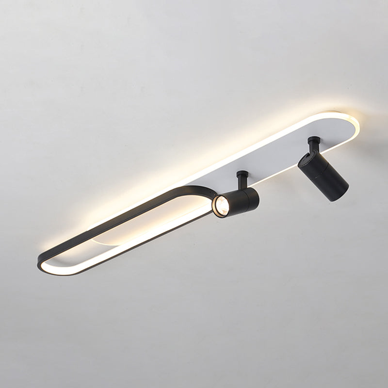Ultra-dunne Lineaire Flush Mount Metal LED New Modern Flush Ceiling Light voor de Hallway