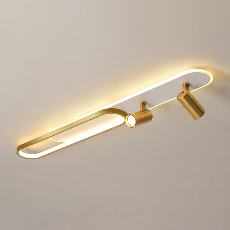 Ultra-dunne Lineaire Flush Mount Metal LED New Modern Flush Ceiling Light voor de Hallway