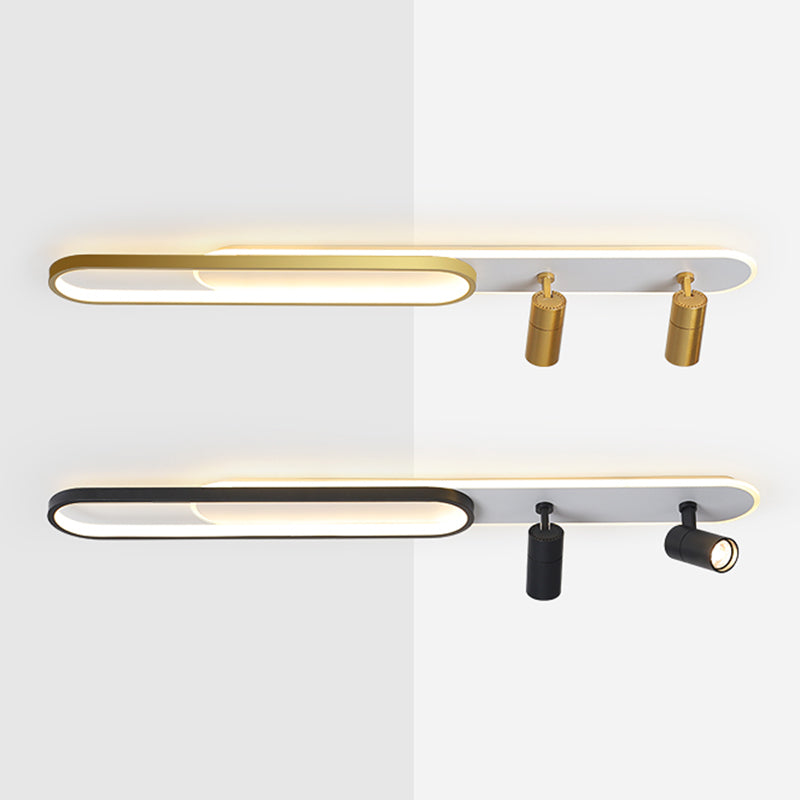 Ultra-dunne Lineaire Flush Mount Metal LED New Modern Flush Ceiling Light voor de Hallway