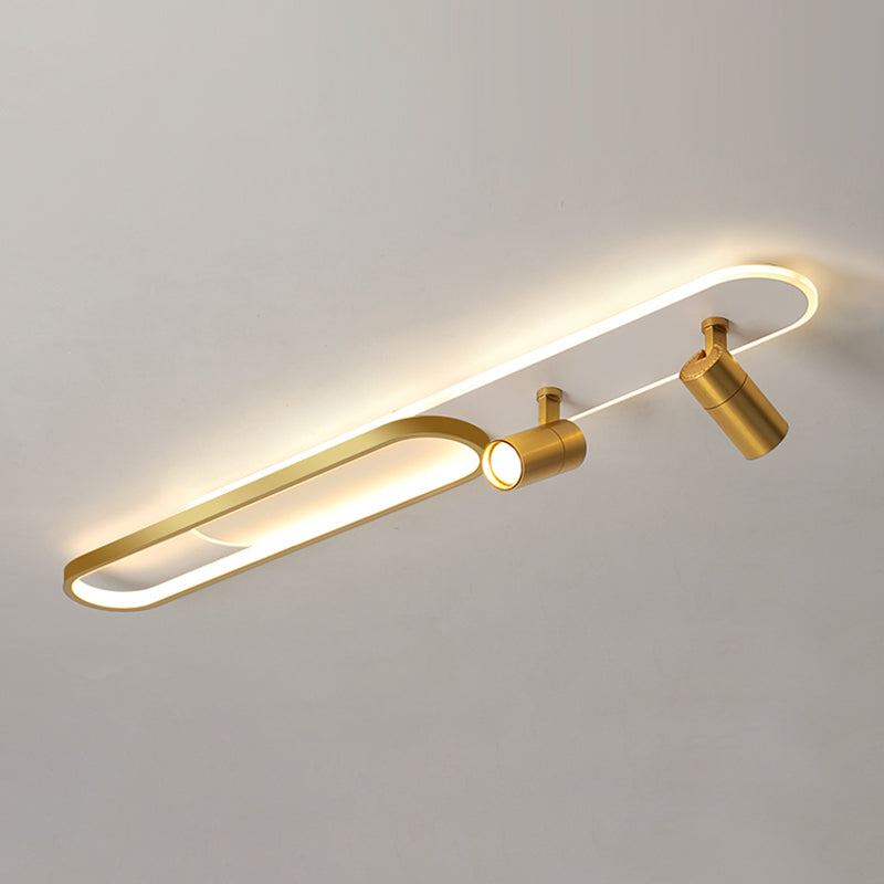 Ultra-dunne Lineaire Flush Mount Metal LED New Modern Flush Ceiling Light voor de Hallway