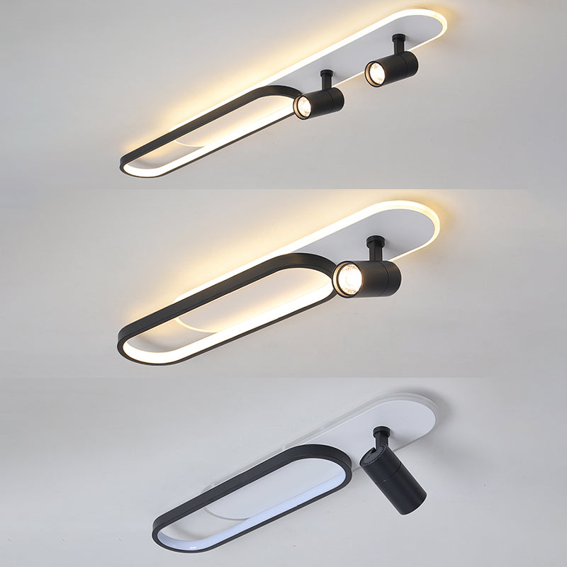 Ultra-dunne Lineaire Flush Mount Metal LED New Modern Flush Ceiling Light voor de Hallway