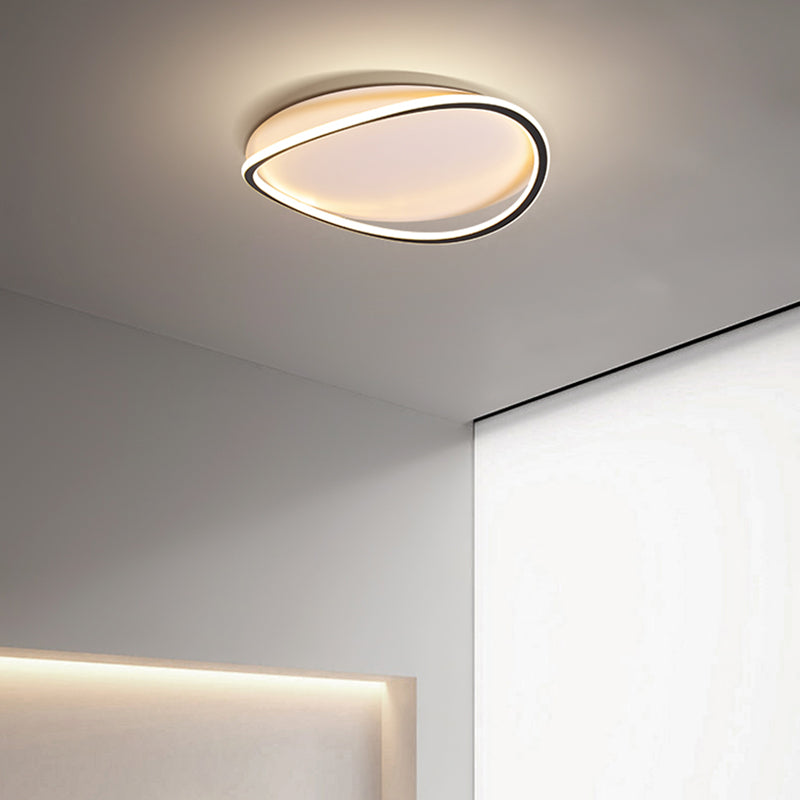 Minimalisme Metal LED Flush Mount 1-Light Geometrisch Plafond Mounted licht voor slaapkamer