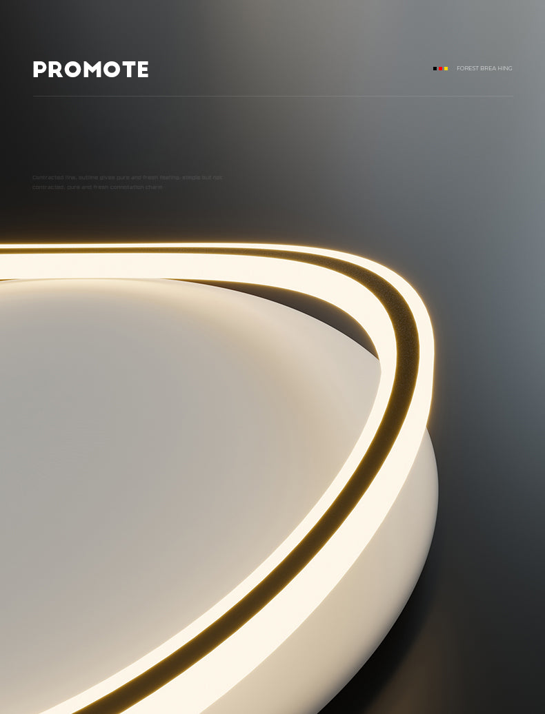 Minimalisme Metal LED Flush Mount 1-Light Geometrisch Plafond Mounted licht voor slaapkamer