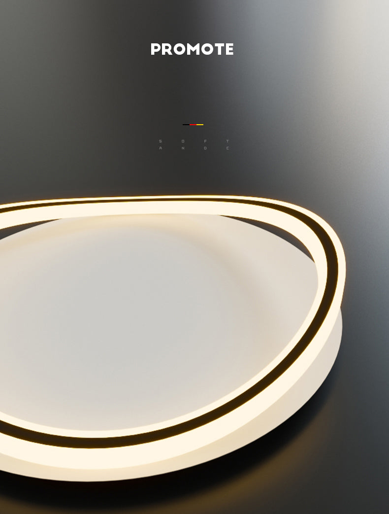 Minimalisme Metal LED Flush Mount 1-Light Geometrisch Plafond Mounted licht voor slaapkamer