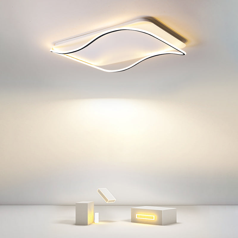 Geometrisch Minimalisme LED Flush Mount Aluminum Flush Plafond Licht voor woonkamer