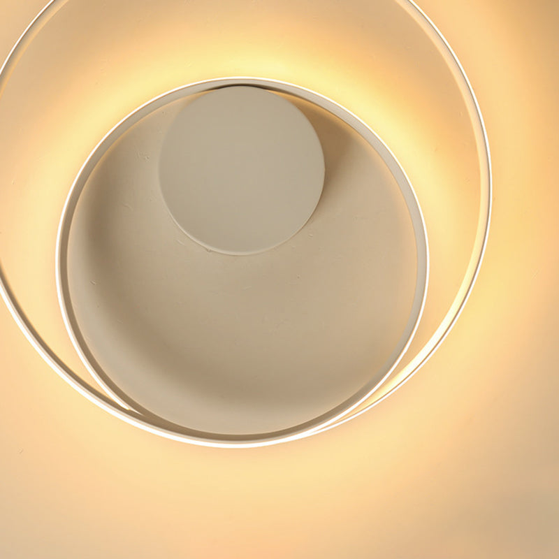 Metal Ribbon Flush Mount Ceiling Light Fixture Modern Living Room Flush Mount Lighting Fixtures