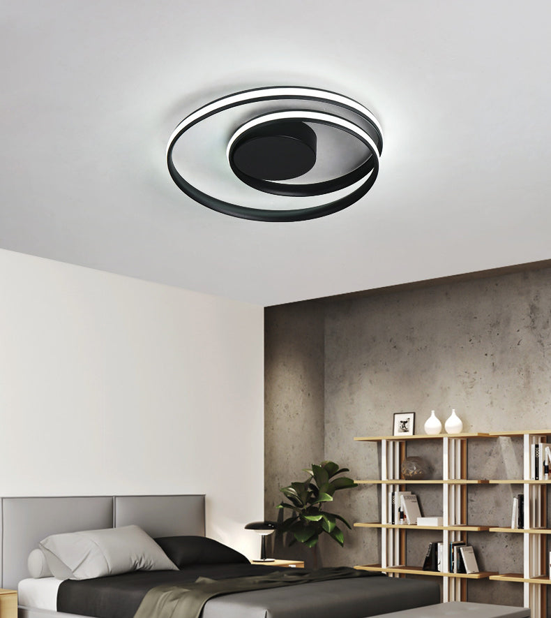 Metal Ribbon Flush Mount Ceiling Light Fixture Modern Living Room Flush Mount Lighting Fixtures