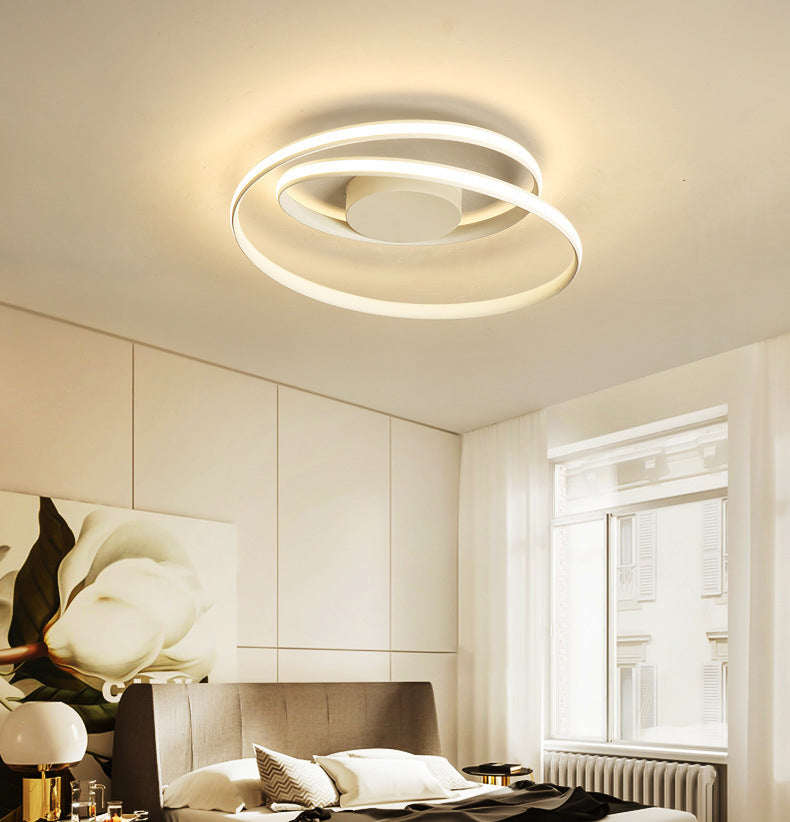 Metal Ribbon Flush Mount Ceiling Light Fixture Modern Living Room Flush Mount Lighting Fixtures