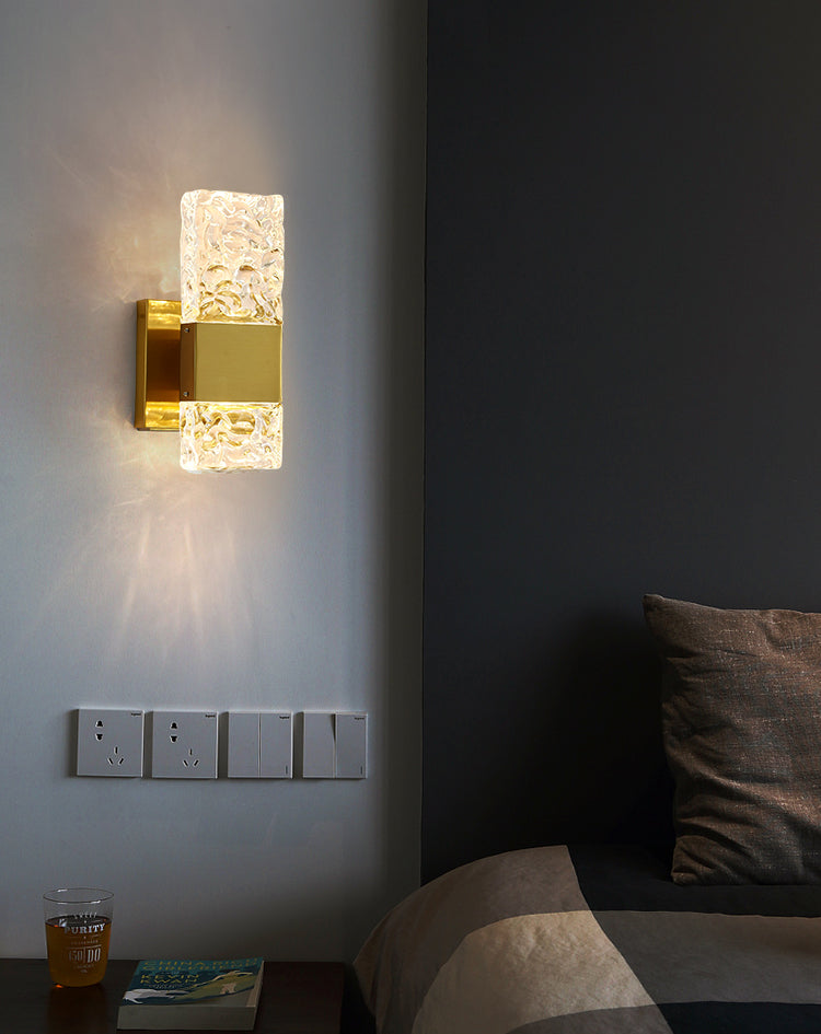 Semplicità lampada a parete a forma di mattone a forma di mattone