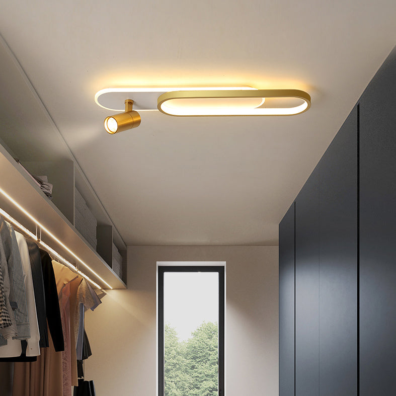 Ultra-dunne Lineaire Flush Mount Metal LED New Modern Flush Ceiling Light voor de Hallway
