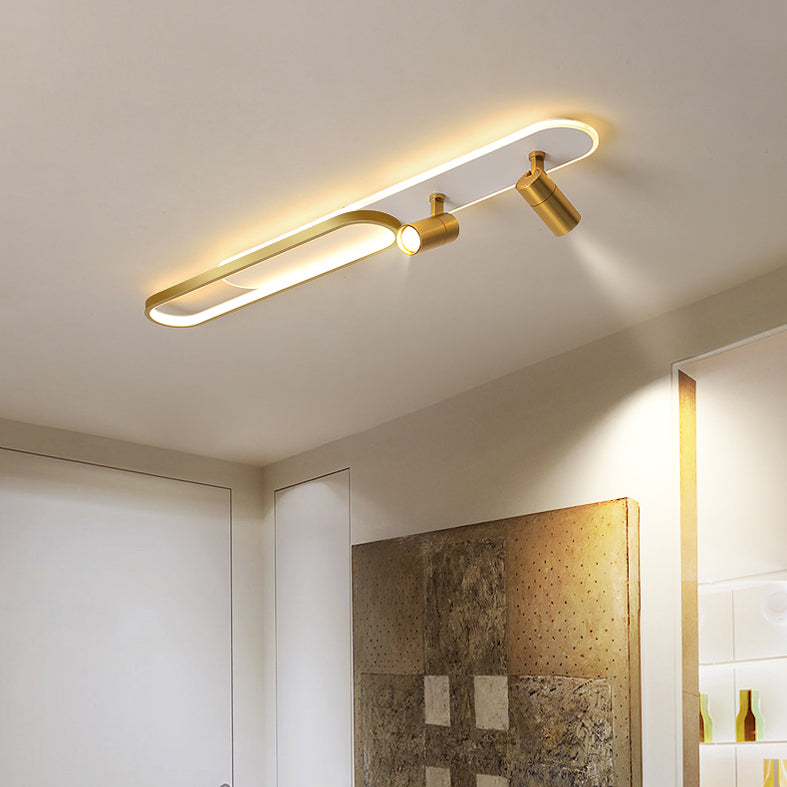 Ultra-dunne Lineaire Flush Mount Metal LED New Modern Flush Ceiling Light voor de Hallway