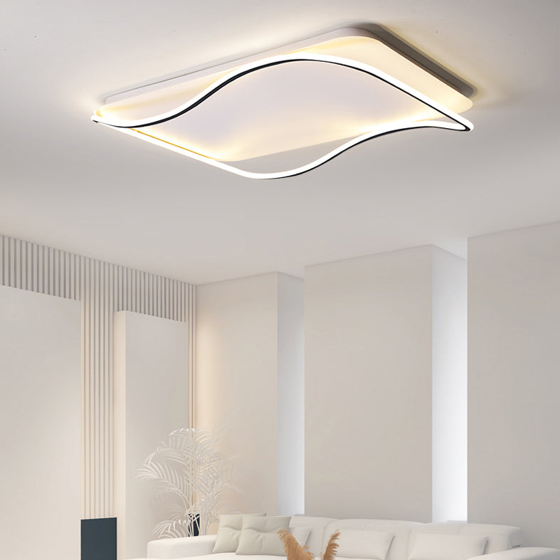 Geometrisch Minimalisme LED Flush Mount Aluminum Flush Plafond Licht voor woonkamer