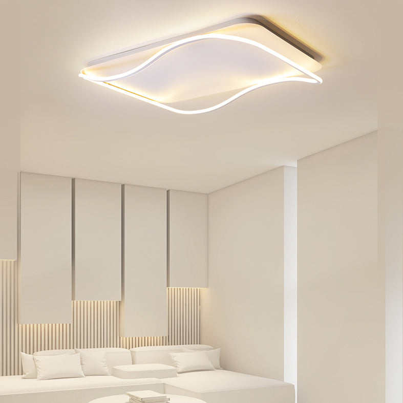 Geometrisch Minimalisme LED Flush Mount Aluminum Flush Plafond Licht voor woonkamer
