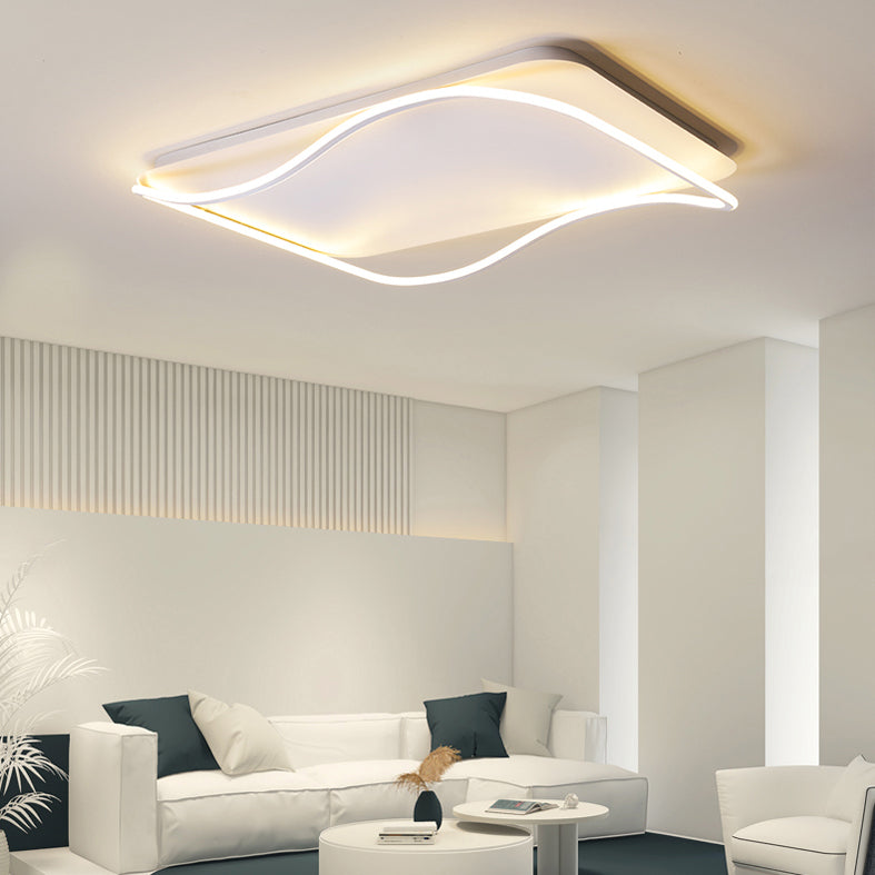 Geometrisch Minimalisme LED Flush Mount Aluminum Flush Plafond Licht voor woonkamer