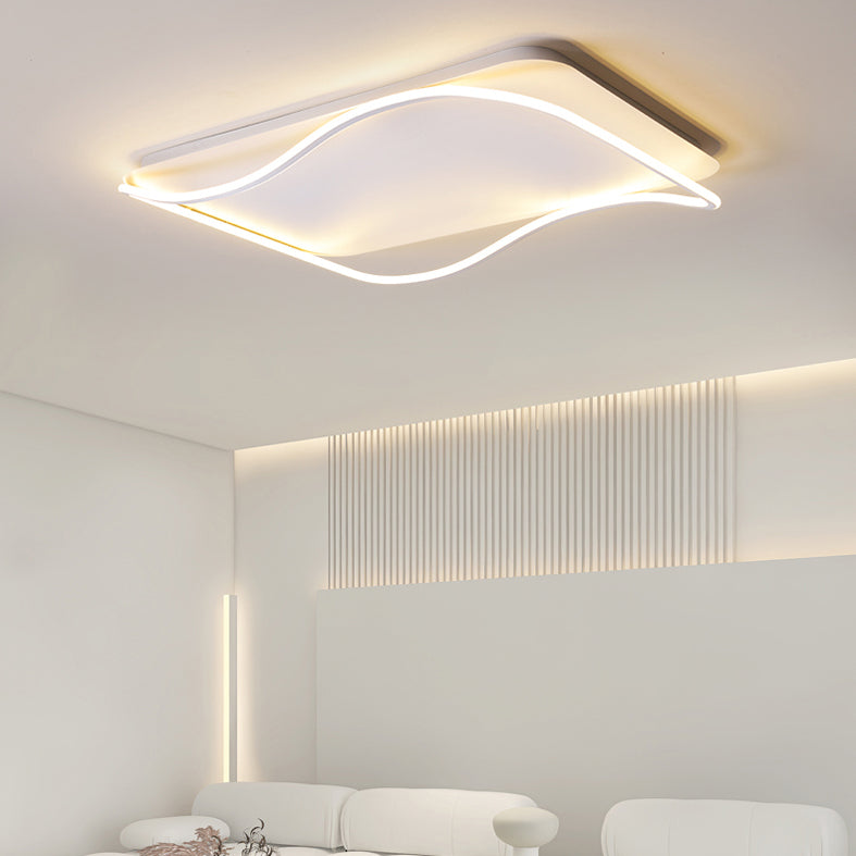 Geometrisch Minimalisme LED Flush Mount Aluminum Flush Plafond Licht voor woonkamer