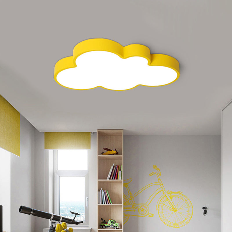 Nuage de nuages Fixtures Macaron Acrylique Fixation du plafond pour la chambre à coucher