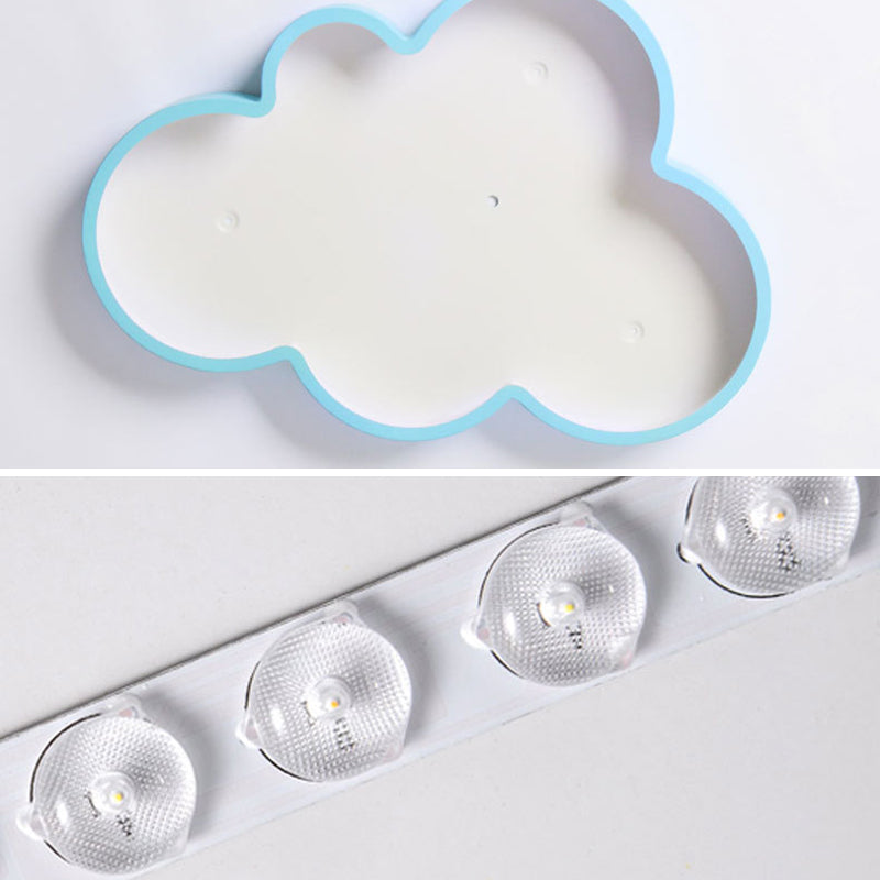 Nuage de nuages Fixtures Macaron Acrylique Fixation du plafond pour la chambre à coucher