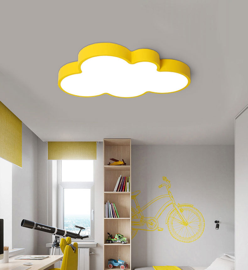 Nuage de nuages Fixtures Macaron Acrylique Fixation du plafond pour la chambre à coucher