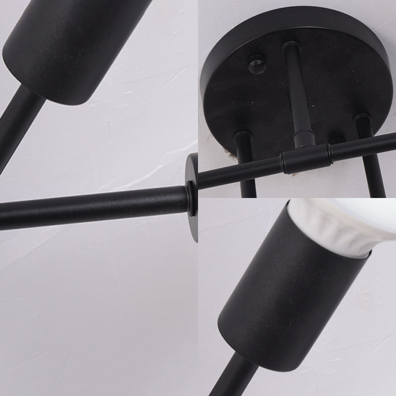 Plafonnier nordique personnalité créative forme spéciale Style industriel salon chambre étude Restaurant fer Art lampes