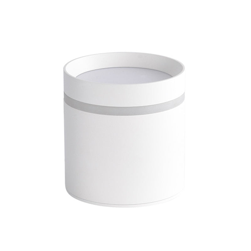 Cylinder Hallway Downlight Acrylic Macaron LED Flush Mount Lighting Fixture
