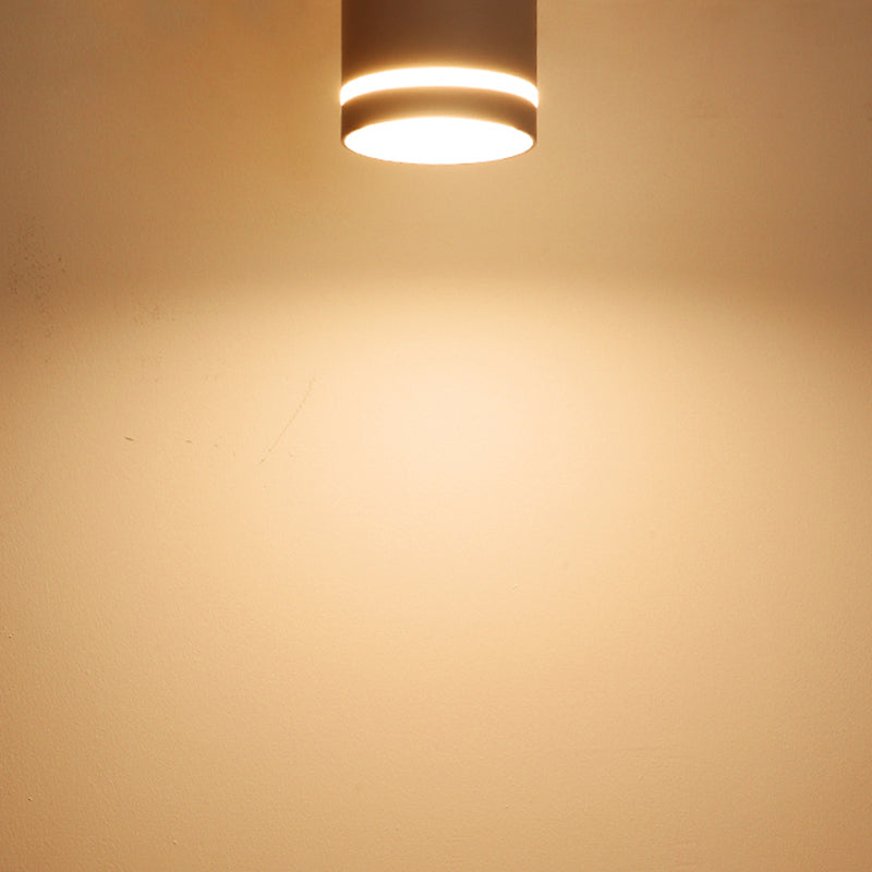 Cylindre couloir Downlight acrylique Macaron LED encastré luminaire