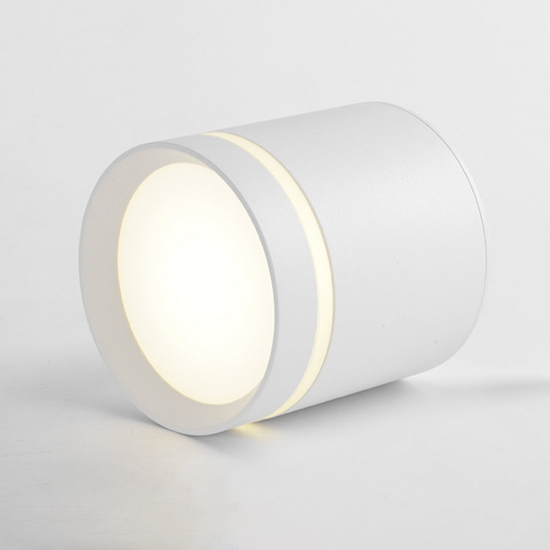 Cylinder Hallway Downlight Acrylic Macaron LED Flush Mount Lighting Fixture