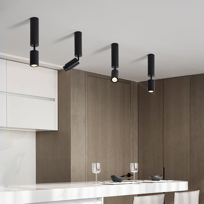 Verstelbare aluminium buisdownlight Moderne LED opbouwplafondlamp voor bar