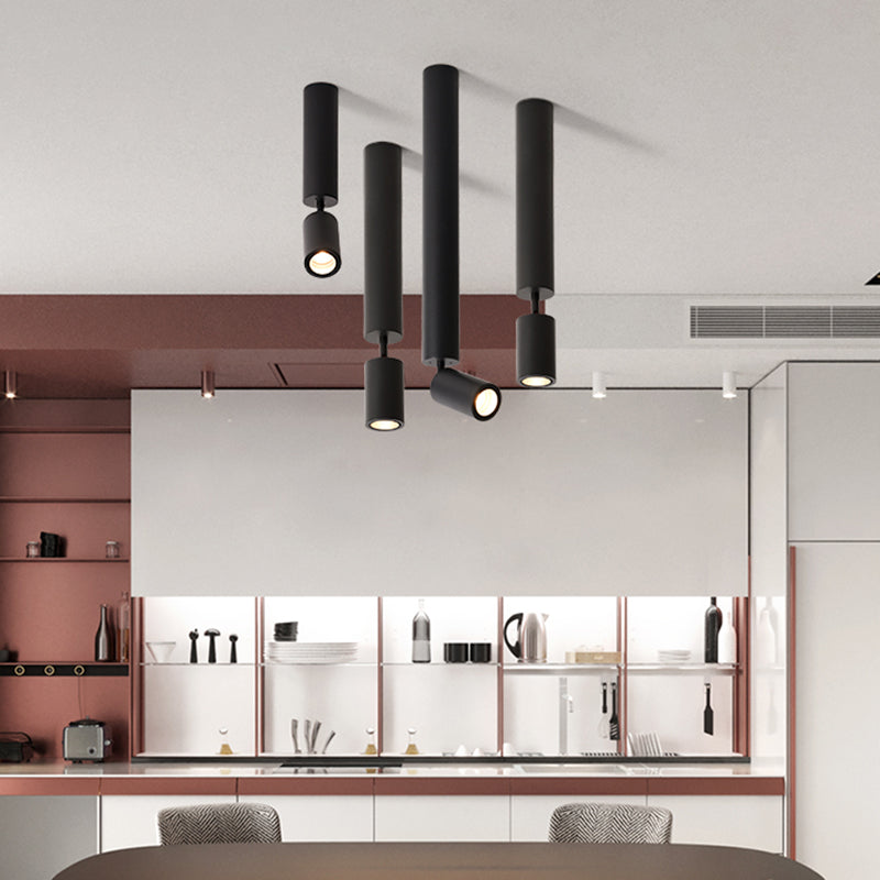 Verstelbare aluminium buisdownlight Moderne LED opbouwplafondlamp voor bar