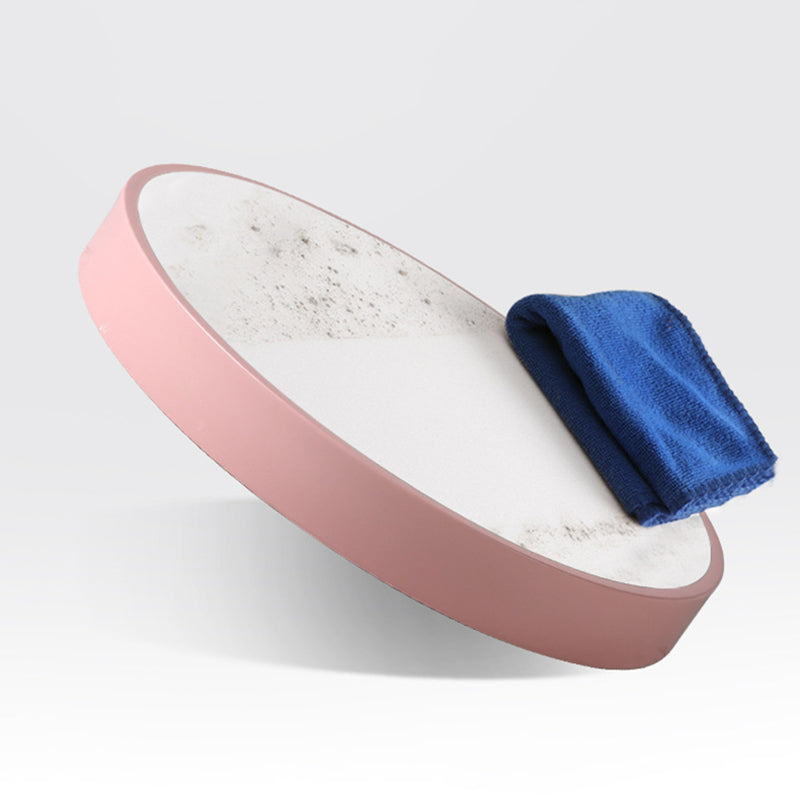 Round Flushmount Lights Macaron Acrylic Ceiling Mounted Fixture for Living Room