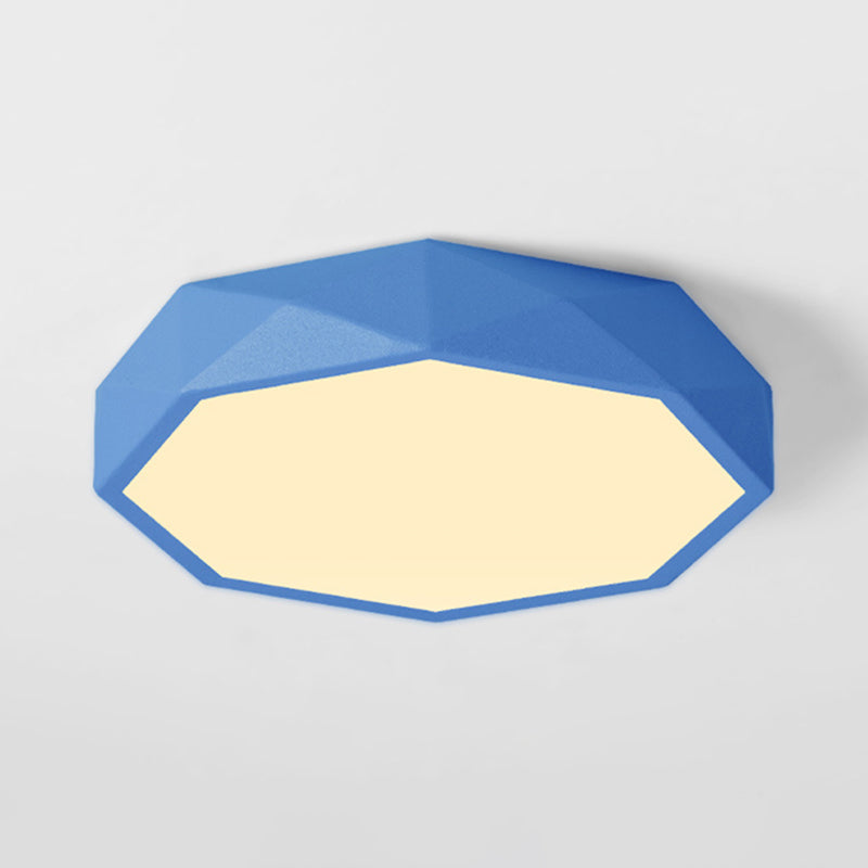 Plafonnier encastré à facettes Plafonnier moderniste en acrylique pour salon