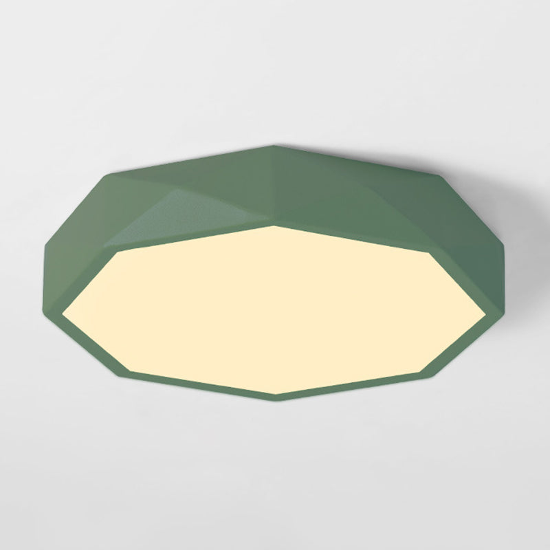 Plafonnier encastré à facettes Plafonnier moderniste en acrylique pour salon