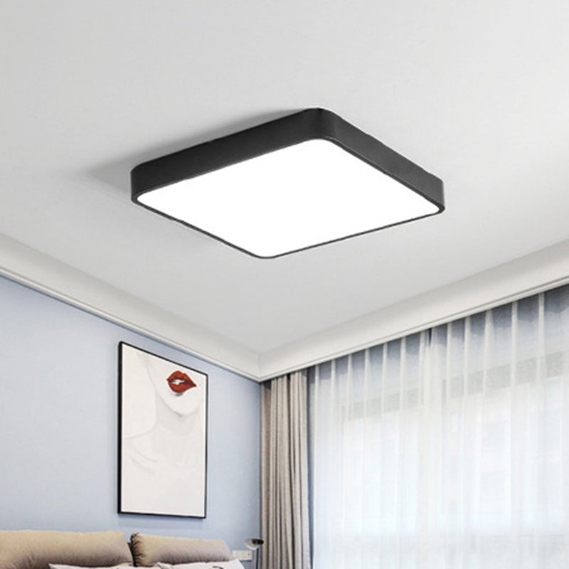 Modern Style Aluminum LED Flush Light Bedroom Ceiling Mounted Light with 1 Light