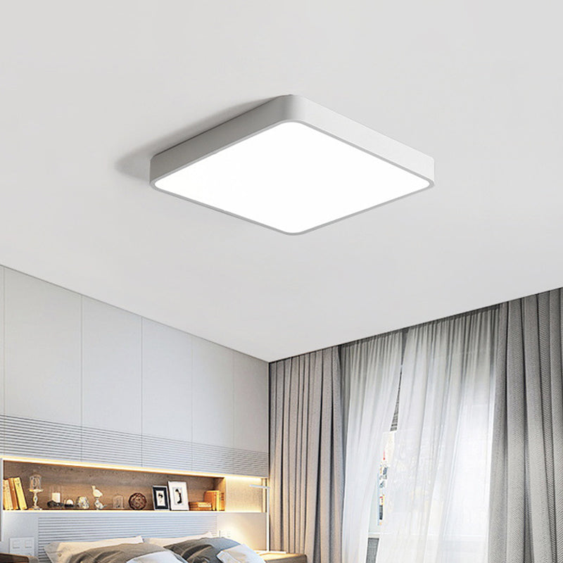 Modern Style Aluminum LED Flush Light Bedroom Ceiling Mounted Light with 1 Light