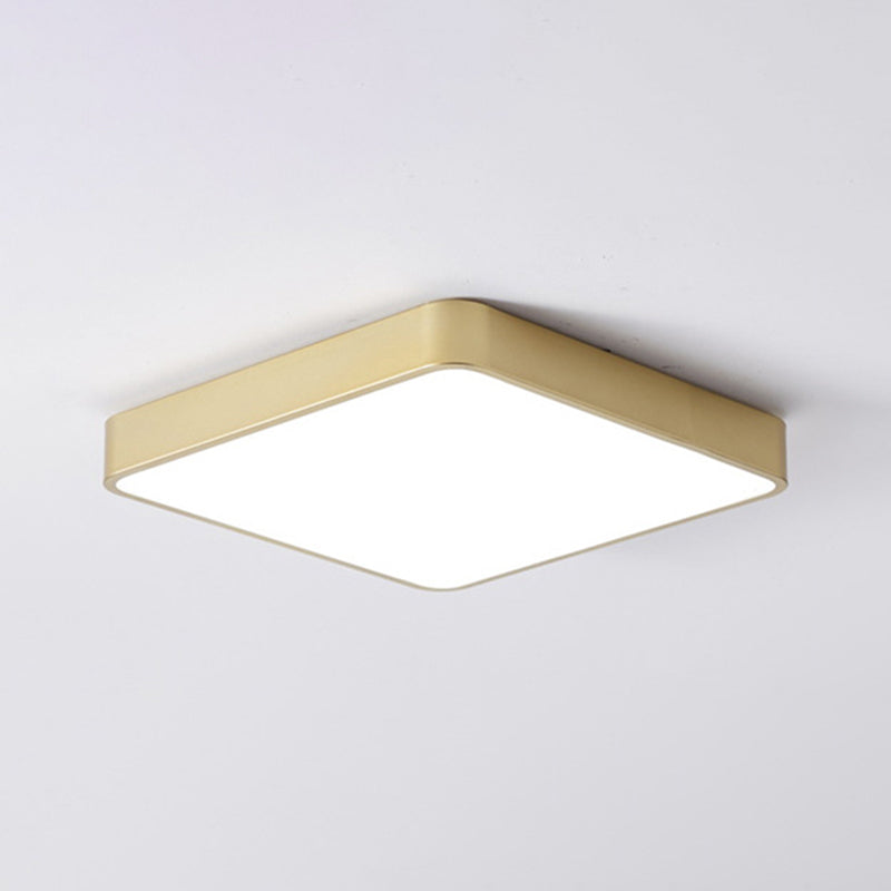 Modern Style Aluminum LED Flush Light Bedroom Ceiling Mounted Light with 1 Light