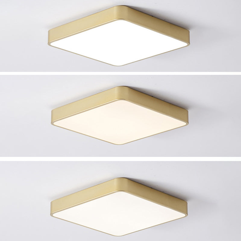 Modern Style Aluminum LED Flush Light Bedroom Ceiling Mounted Light with 1 Light