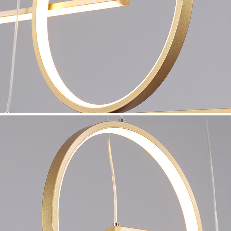 LED LED LED WARROUGE LEDEAR LIGNE DU PRENDANT ACRYLIQUE MODERNE CONCICON