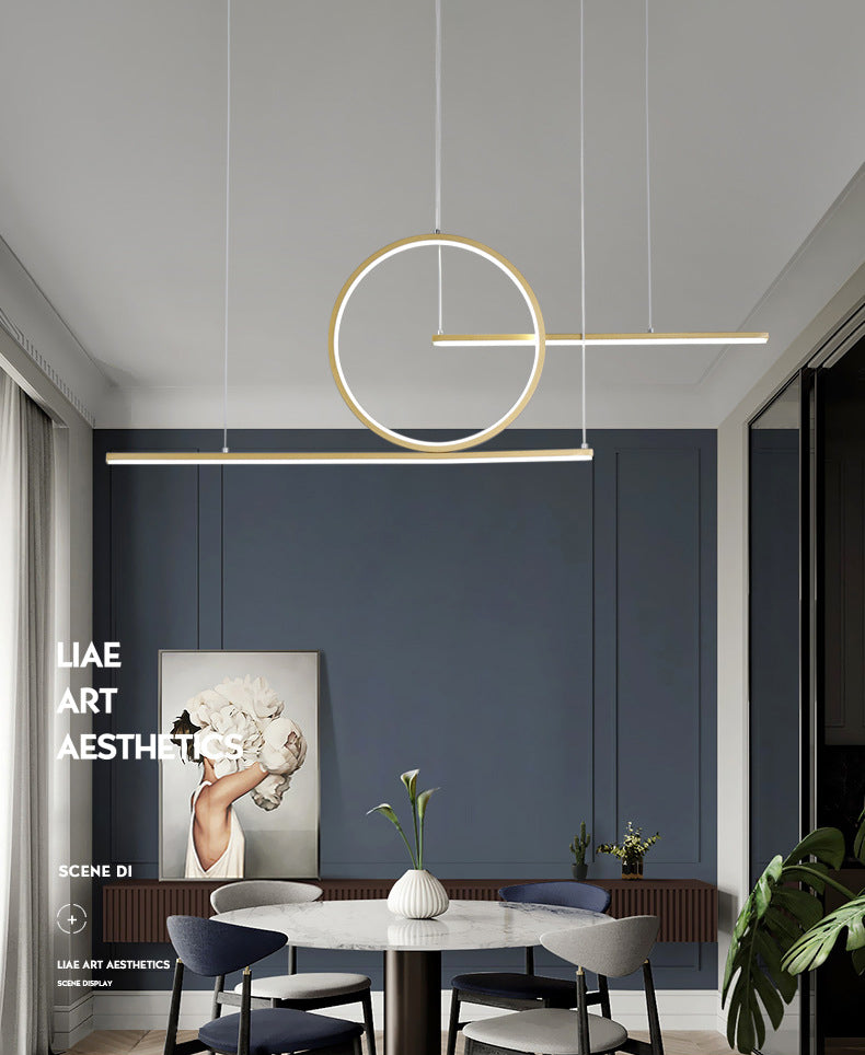 LED LED LED WARROUGE LEDEAR LIGNE DU PRENDANT ACRYLIQUE MODERNE CONCICON