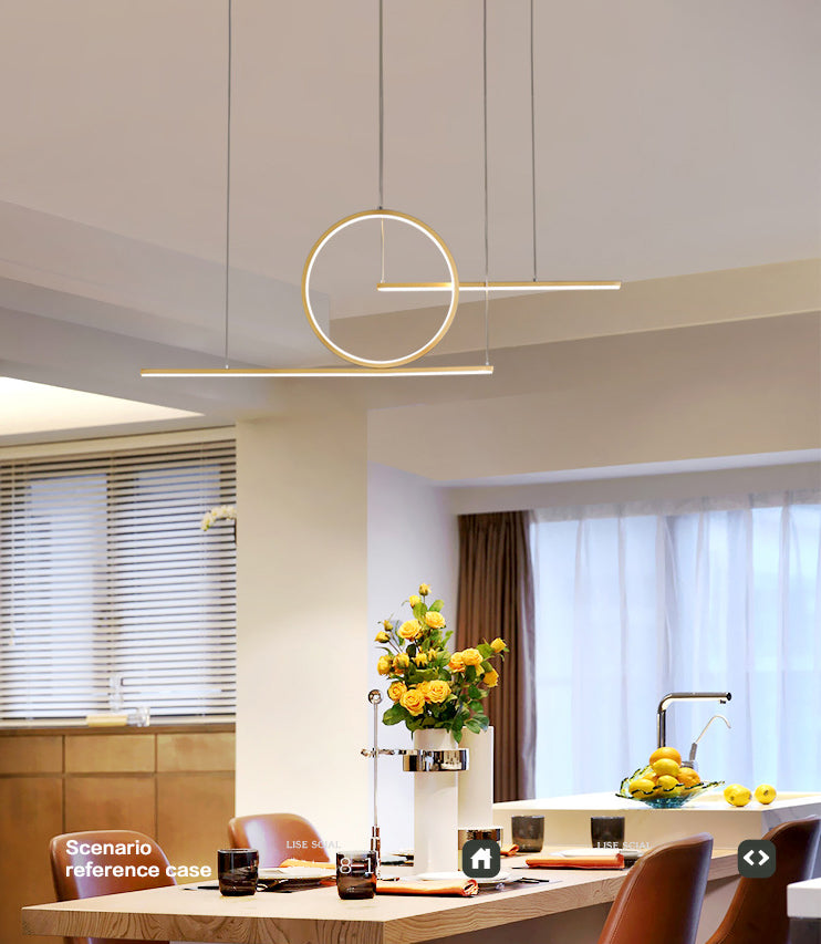 LED LED LED WARROUGE LEDEAR LIGNE DU PRENDANT ACRYLIQUE MODERNE CONCICON