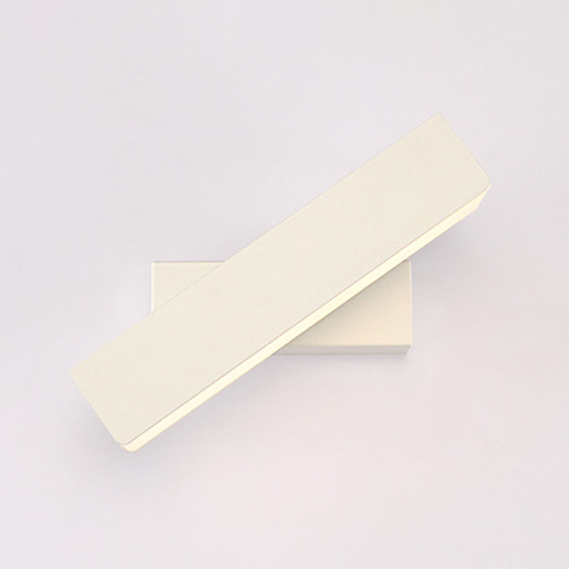 10" Wide Rectangular Acrylic LED Wall Lamp Modern Style Rotatable Bedside Light for Bedroom