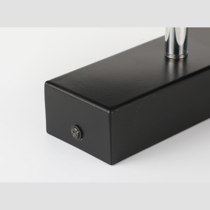 10" Wide Rectangular Acrylic LED Wall Lamp Modern Style Rotatable Bedside Light for Bedroom