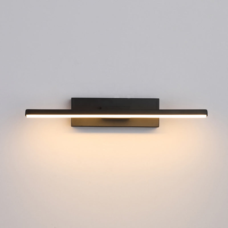 Lámpara de pared de minimalismo contemporáneo 330 ° Luz de línea LED de aluminio rotativo para dormitorio