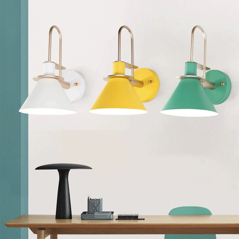 6 couilles lampe à paroi macaron en option unique Bulbe de style nordique Nordic Cone Light pour le couloir de la chambre à coucher