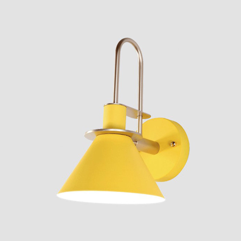 6 couilles lampe à paroi macaron en option unique Bulbe de style nordique Nordic Cone Light pour le couloir de la chambre à coucher