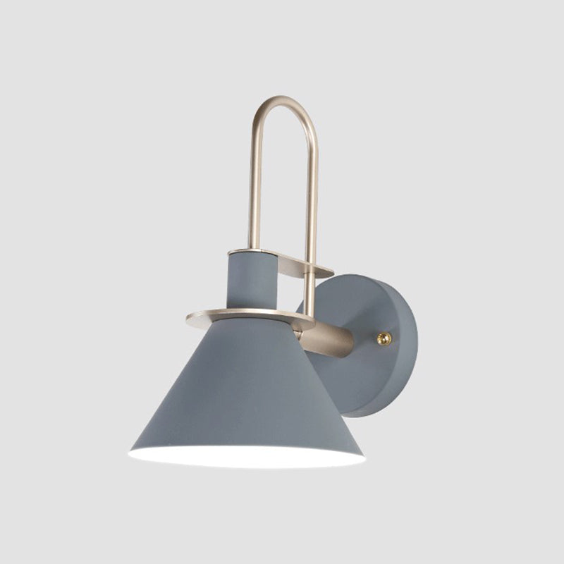 6 couilles lampe à paroi macaron en option unique Bulbe de style nordique Nordic Cone Light pour le couloir de la chambre à coucher