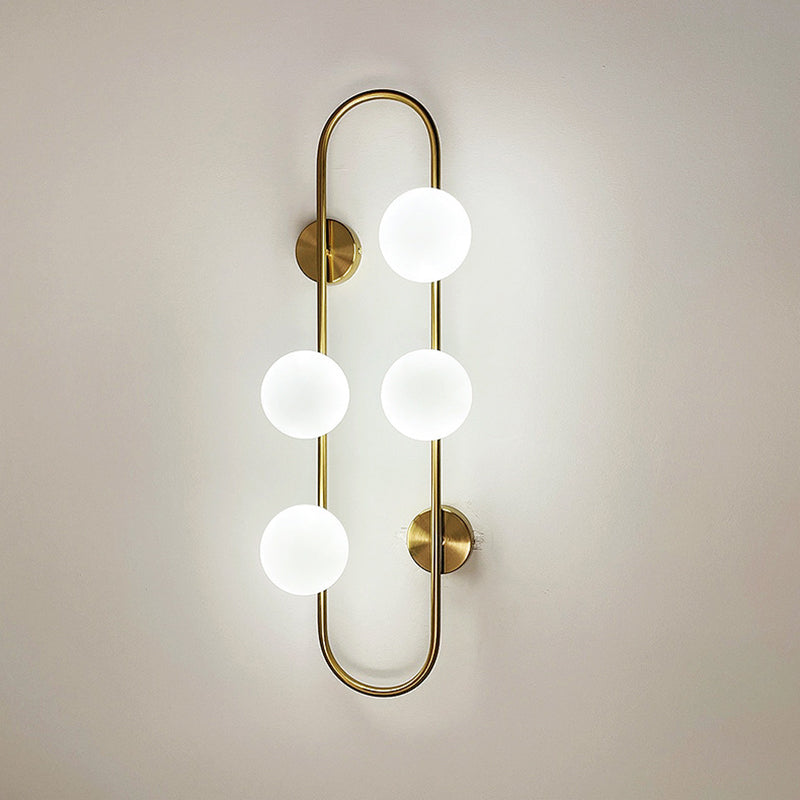 Modern Nordic Minimalist Minimalist Stipical Sconce Sconfietti di vetro Pronchi di vetro