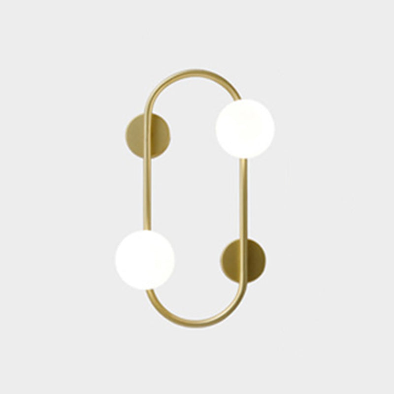 Modern Nordic Minimalist Minimalist Stipical Sconce Sconfietti di vetro Pronchi di vetro